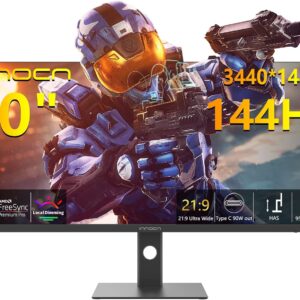 INNOCN 40C1R 40″ WQHD 3440 x 1440p 144Hz Aspect Ratio Ultrawide Monitor…