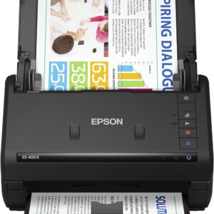 Epson Workforce ES-400 II Color Duplex Desktop Document Scanner…