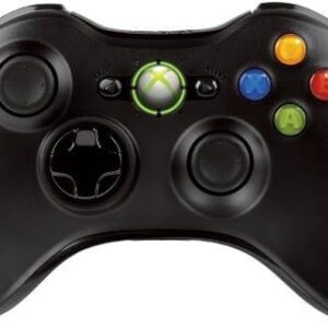 Microsoft Xbox 360 Wireless Controller – Black (Renewed)
