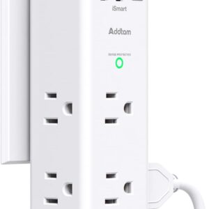 Surge Protector – Power Strip Extender with Rotating Connector and Multi-Outlet