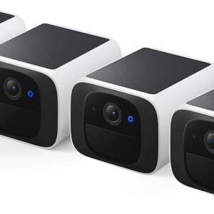 eufy Security S220 SoloCam 4-Pack – Solar Charging, Wireless Home Security Camera…
