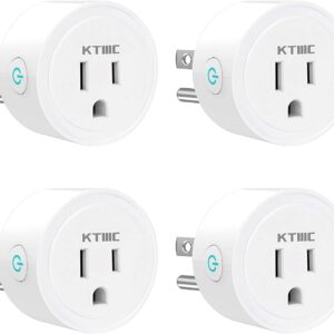 Smart Plug 4 Pack, KTMC Mini Wifi Outlet Compatible with Al…