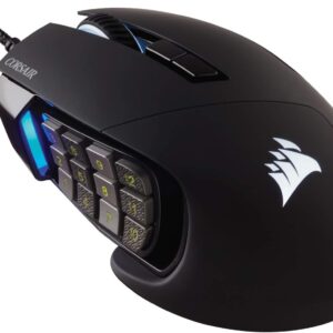 Corsair SCIMITAR RGB ELITE Gaming Mouse for MOBA, MMO – 18.0GHz