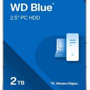 Western Digital WD Blue 2TB Portable Hard Drive – 5400 RPM Class…