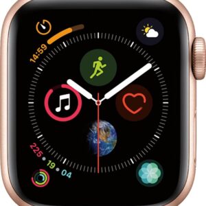 Apple Watch Series 4 (GPS + Cellular, 40MM) – Gold Aluminum…