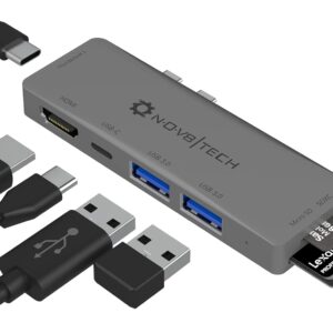 NOV8Tech USB C Hub for MacBook Air, Pro M1/M2/M3 2023/2022-2…