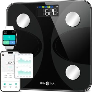 Smart Scale for Body Weight and Fat Percentage, High Precision…