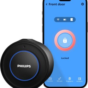 Philips Wi-Fi Smart Lock – Turn your existing deadbolt into a smart lock…