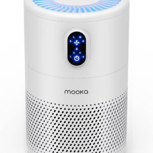 MOOKA Air Purifiers for Home, Large Rooms up to 1076 sq ft, H13…