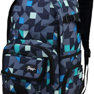 Rickyh style school backpack, travel bag for men and women, lightweight…