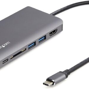 StarTech.com USB C Multiport Adapter – Mini USB-C Travel Device…