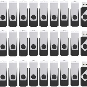 100 Pack Bulk 8GB USB 2.0 Flash Drives with Swivel Lanyards…