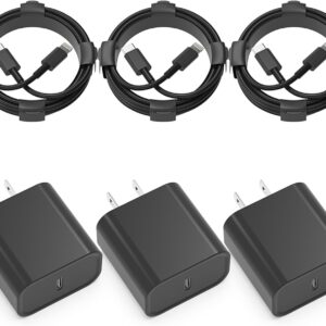 USB C Charger iPhone Charger Fast Charging 3 Pack 20W Type C…