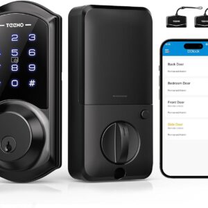 TEEHO TE006 Smart Lock – Keyless Entry Door Lock with Keypad…