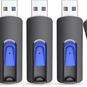 JUANWE 32GB USB 3.0 Flash Drive 5 Pack Retractable Flash Drive…