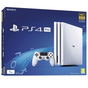 Sony PlayStation 4 Pro 1TB White (PS4) (Renewed)