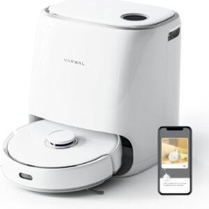 NARWAL Freo Robot Vacuum Cleaner and Mop Comb, Wash and Dry, Dir…