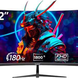 32 inch gaming monitor, 1800R curved computer monitors, 165HZ/…