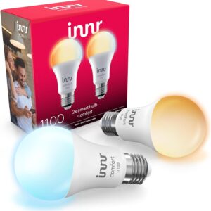 innr E26 White Smart LED Bulb, Zigbee Bulb, Works with Alexa, Google Home, Google Assistant, Alexa, Google Assistant,…
