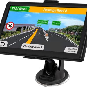 Car Truck GPS Navigation – 7 Inch Touch Screen Navigation System…