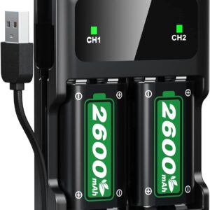 SWANPOW 2x2600mAh (6240mWhx2) Fast Charging Controller Battery…