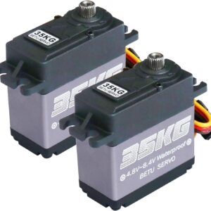 BETU 2Pack 35kg Servo, RC Steering Servo with Stainless Steel…