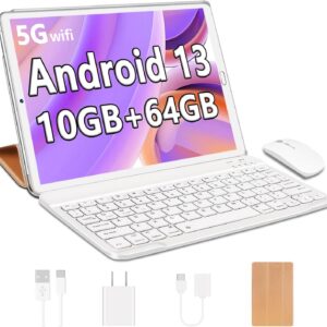 YESTEL Android 13 Tablet 2024 Newest 10.1 inch Tablet with O…
