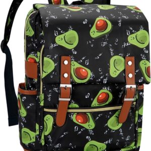 Avocado Laptop Backpack for Girls Women 15.6 Inch College Backpack