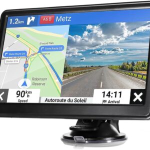 2024 Newest Car GPS Navigator 7 Inch Touch Screen Real Voice…