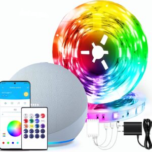 Dalattin 130ft Smart WiFi LED Lights,Work with Alexa Google Home…