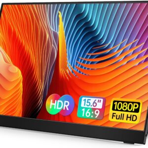 Portable Monitor for Laptop – 15.6'' 1080P FHD IPS Display…