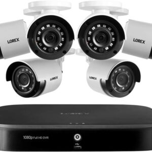 Lorex Indoor/Outdoor Wired Security Camera System, 1080p HD…