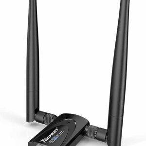 Wireless USB WiFi Adapter for Desktop PC, Techkey AC1300Mbps…