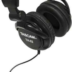 Tascam TH-02-B Studio Quality Multi-Use Headphones