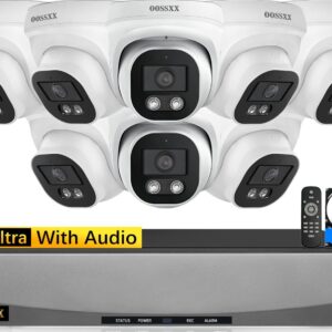 (4K/8.0MP & 130° Ultra Wide Angle) with PoE Audio…