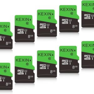 KEXIN 20 Pack 8GB Micro SD Card with SD Adapter microSDHC Mem…