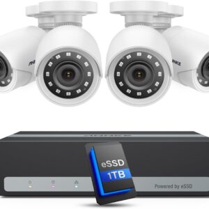 ANNKE Security Camera System, 3K Lite 5-in-1 H.265+ 8CH eDVR…