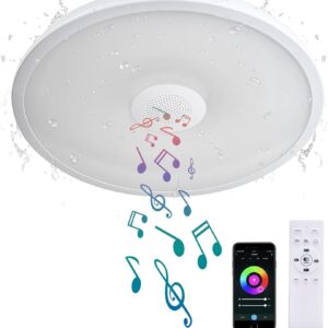 11 Inch 18W Waterproof Smart LED Ceiling Light Fixture with…