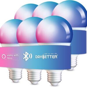 DAYBETTER Smart Light Bulbs with Alexa, Smart Bulbs Compatible with Alexa…