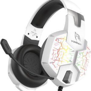 Gaming Headset with Microphone for PS4, PS5, Xbox Series X|S, Nintendo…