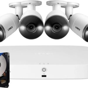 Lorex Fusion 4K Security Camera System with 2TB NVR – 8 Channel…