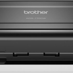 Brother ADS-1700W Wireless Compact Desktop Scanner, Fast Scanning…