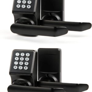 Keypad Door Lock with Handle, Electronic Keypad Door Lock with Password, Door Lock with…