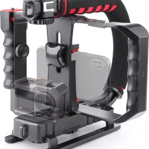 Zeadio Portable Video Stabilizer with Smartphone Video Cage…
