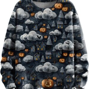 Women's Top, Women's Graphic Sweatshirts Knitted Cable Sweater…