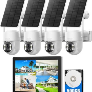 CAMCAMP Solar Security Cameras Wireless Outdoor with Motion Monitoring…