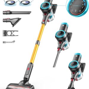 Cordless Vacuum Cleaner, 500W/40Kpa, Vacuum Cleaners for Home…