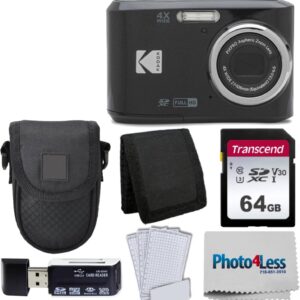 Kodak PIXPRO FZ45 Digital Camera Bundle with Black Dot and Lens…