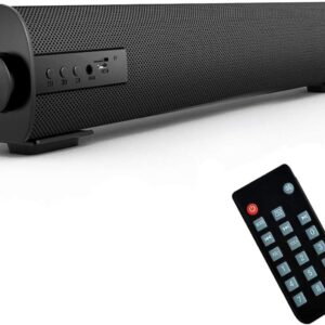 Portable Soundbar for TV/PC, Outdoor/Indoor, Wired and Wireless…