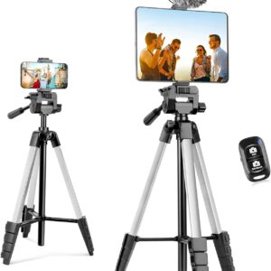 Aureday Phone Tripod Stand, Extendable Phone Tripod Stand for…